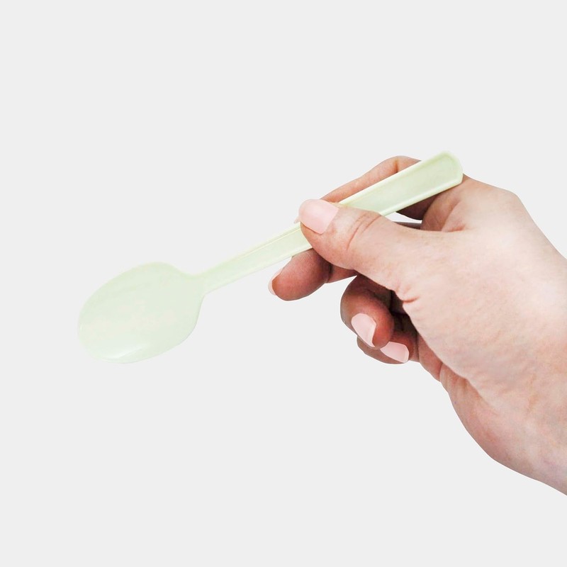 Disposable Spoons Plastic Bags 6.3 inches (16 cm) 200 Pieces