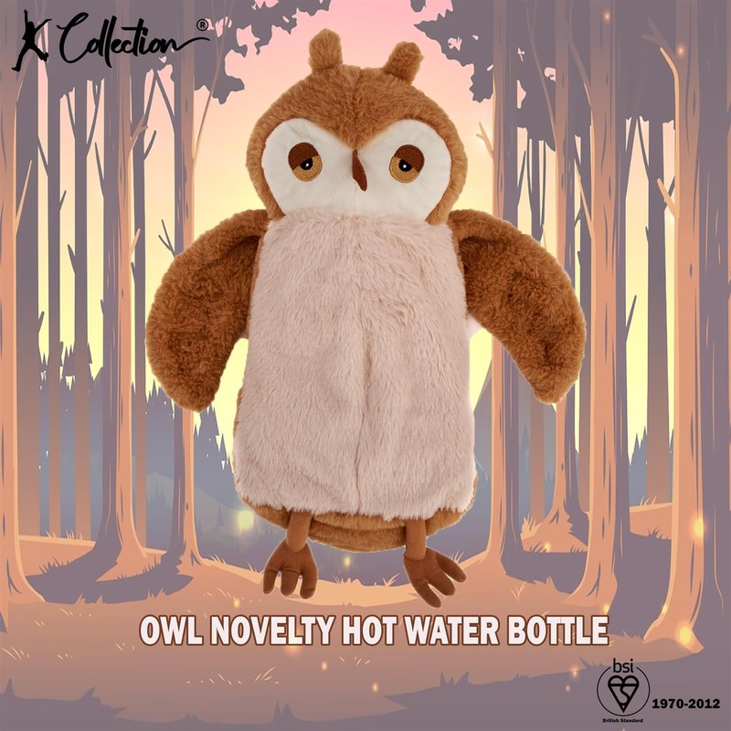 K Collection 3D Novelty Hot Water Bottle with Removable Cover