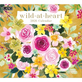 Lang Companies, Wild at Heart 2026 Wall Calendar by Barbra Ignatiev, 13.4'' X 12'', 12-Month Calendar with Stapled Binding