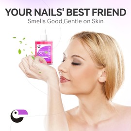 gelike ec Nail Cuticle Oil for Moisturize and Repair Easy and Quick Absorb Cuticles Care Treatment - Natural Watermelon Smells for Women and Men Dry Damaged Thin Nails