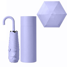 Parasol Folding Umbrella, Ultra Lightweight, Stylish, Cute, Elegant, 7.8 oz (220 g), Ultra Lightweight, Durable, 6 Ribs, 100% UV Protection, Heat Blocking, Sun Protection, Heatstroke Protection, UV