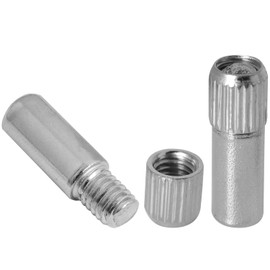 LUORNG 24PCS Bare Board Support Shelf Support Nail Shelf Support Pin Wardrobe Glass Partition Support Bracket Replacement Pin for Cabinet Wooden Cabinet Furniture Bookshelf Support Locking Pin