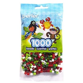 Perler Beads Christmas Mix 2 Bead Bag, Small, 1000 Count