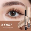 FOMIX Double Color Eyeshadow Stick, Colorful Quick Makeup Contoured and