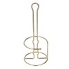 Tissue Reserve Holder Electroplating Bright Vertical Style Gold Iron Easy
