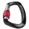 Mountaineering D Locking Carabiner Clips Alloy Heavy Duty Carabiner for
