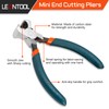 LEONTOOL Mini End Cutter Pliers 4.5 Inches End Nippers Staple