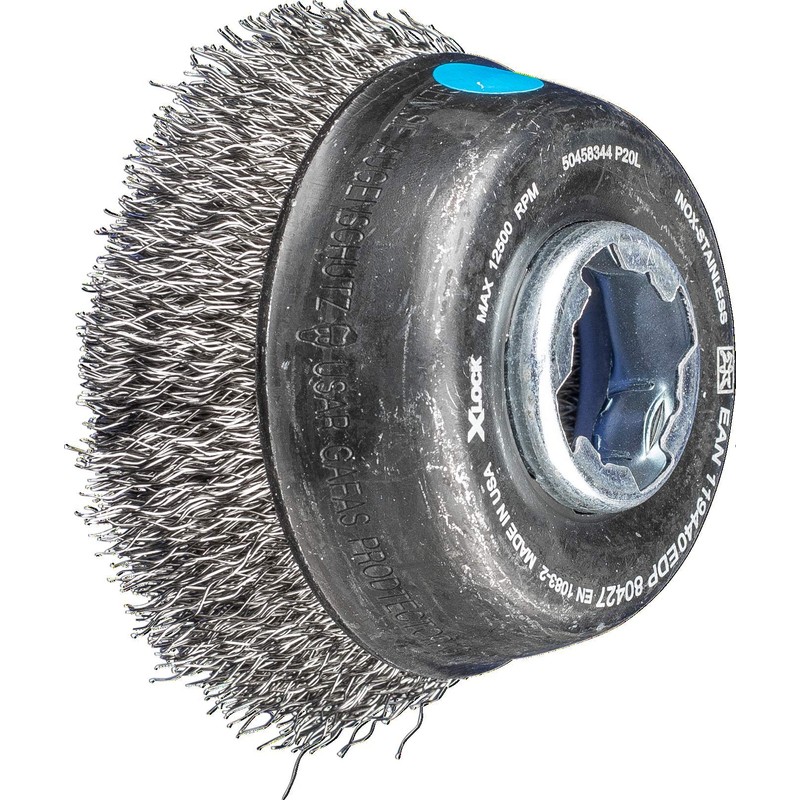PFERD Cup Brush, Diameter 60 mm, Unbraided, 0.30 mm Stainless