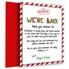 Elf Arrival Card for Kids - Funny Elf We're Back