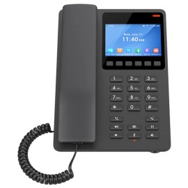 Grandstream GHP631W Hotel IP Phone (Black, Wi-Fi)