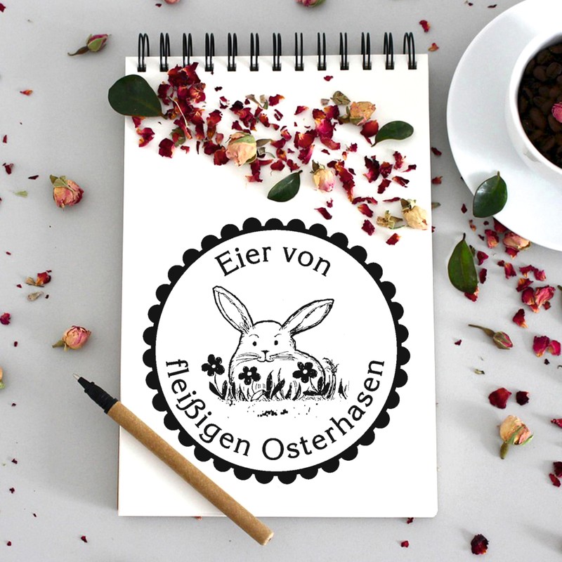 Dekolando Easter Stamp Eggs of Busy Easter Bunnies – Easter