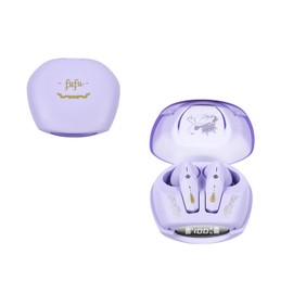 Kader Genshin Impact Earphone Beelzebul Custom Wireless Bluetooth 5.3 Headphone Intelligent Noise Cancellation HIFI Earbuds for Women Men Fans (Furina Headphone)