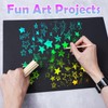 Heavy Duty Bamboo Craft Sticks, Wood Stylus Tools for Scratch,