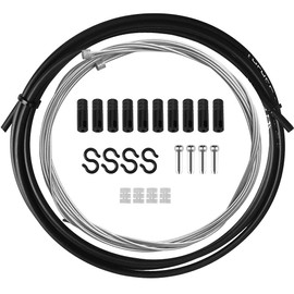 nuoshen Shift Cable Set, Universal Bicycle Gear Cable Steel Shift Cable Bicycle Shift Cable Hose for Mountain Bike Road Bike Bicycle