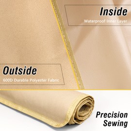 Powrocket Window Air Conditioner Cover for U-Shape Window AC Units, Durable Waterproof and Windproof Design, Winter Window Air Conditioner Cover for Outdoor Protection