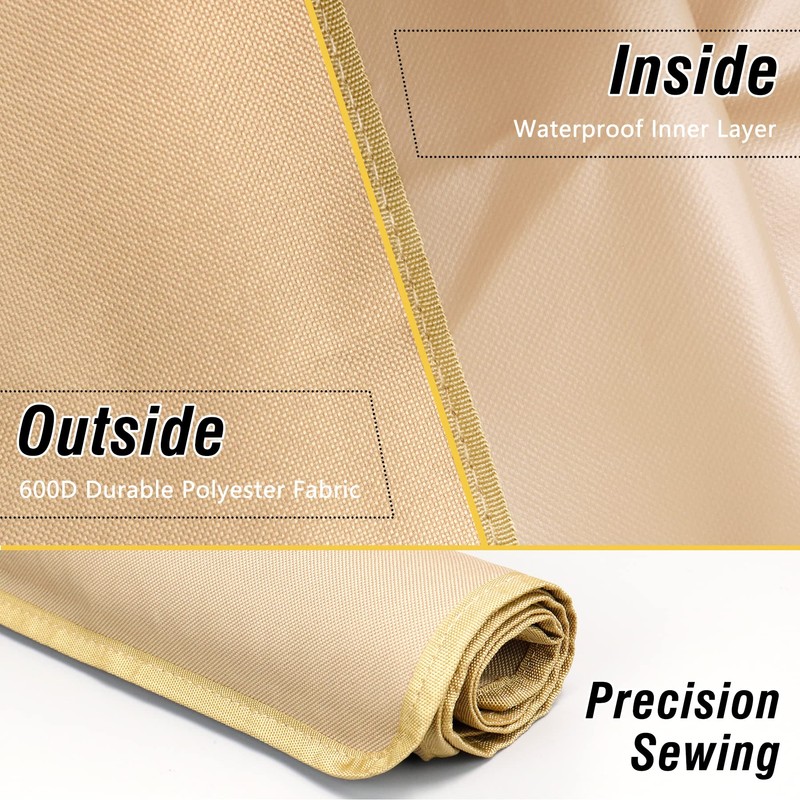 Powrocket Window Air Conditioner Cover for U-Shape Window AC Units,
