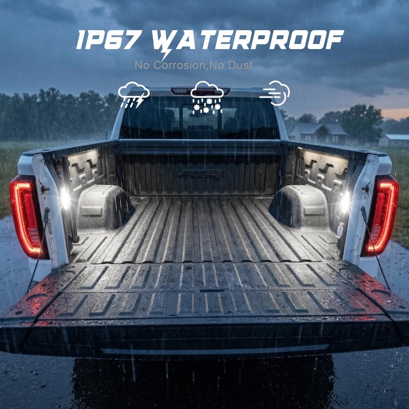LED Bed Lights for 2019–2025 Sierra/Silverado 1500 2020–2025 2500/3500 HD