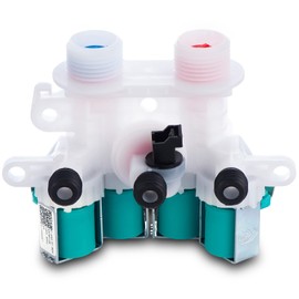 W11165546, W11096267 Washer Water Inlet Valve, Compatible with may-tag, whirlpool, ken-more Washing Machine, Replaces 33090105, W10758828, W10599423, W10839828, W11165546VP, AP6284346