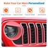 JeCar 9pcs Pink Angry Bird Style Headlight Covers & Grill