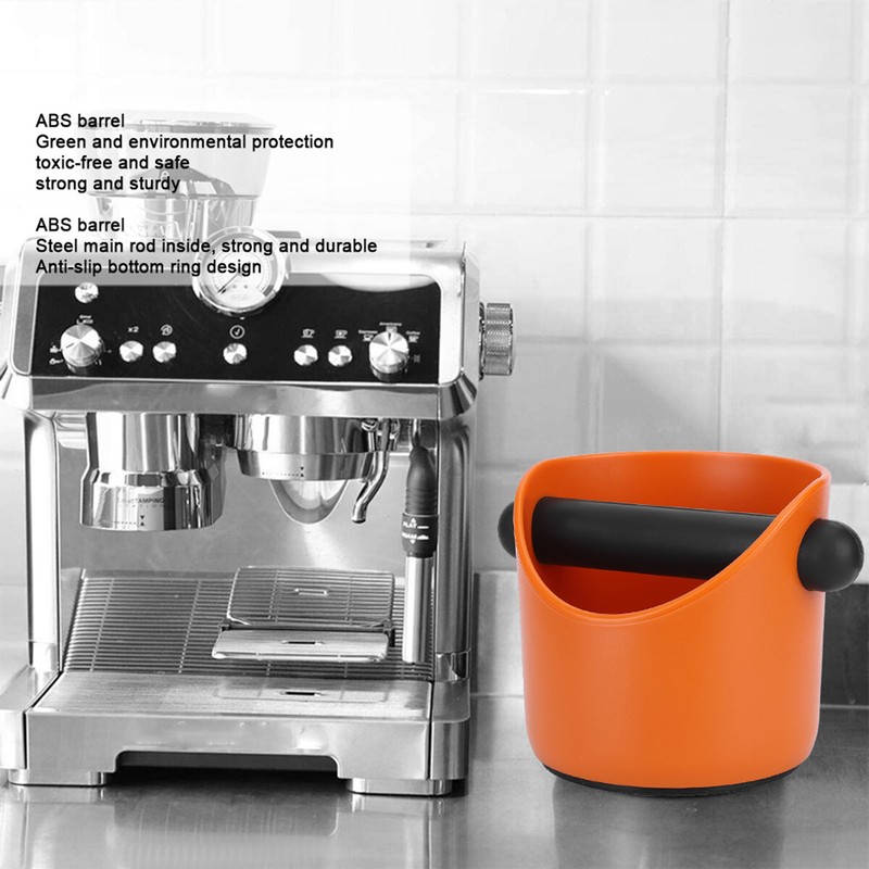 Mini Coffee Grounds Container NonSlip Straight Port Household Grind Bucket