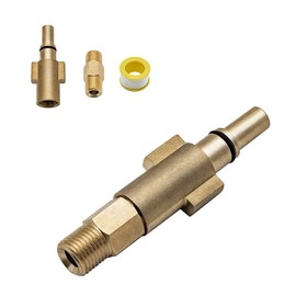Fai Top Fai Top Pressure Washer 1/4" Foam Cannon Male Thread Adapter Snow Foam Lance Soap Bottle Adaptor Compatible with Bosch AQT Series New Type After Year 2013, Black & Decker
