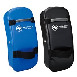 MARTIAL WORLD KM22 Lightweight Curved Kick Mitt (Black)