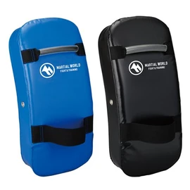 MARTIAL WORLD KM22 Lightweight Curved Kick Mitt (Black)