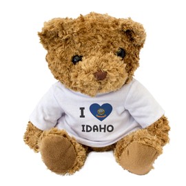 Big Red Egg I LOVE IDAHO FLAG - Teddy Bear - Cute Soft Cuddly Adorable - Gift Present