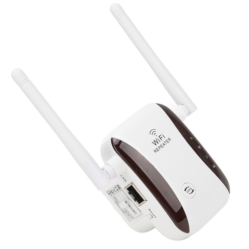 WiFi Range Extender 300mbps 2 Antennas Wireless Signal Repeater Amplifier