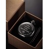 Hicarer Pocket Watch Teacher Arabic Numerals Pocket Watch for Men