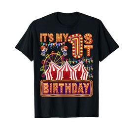 It's My 1st Birthday Circus Carnival Birthday Party Decor T-Shirt