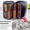 HONGHCL Bolsa Lápices - 72 Ranuras Estuche para Lapices de