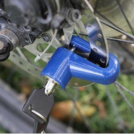Simple wheel disc lock bicycle motorcycle disc lock padlock / 간편한 바퀴 디스크락 자전거 오토바이 디스크잠금 자물쇠