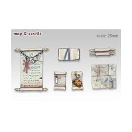 Tabletop Art Maps & Scrolls