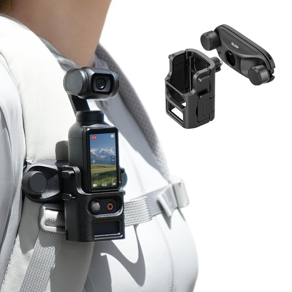 TELESIN Pocket3 Backpack Clip Quick Release Backpack Mount for DJI
