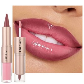 Erinde Set combinado de Labios 2 en 1, Alta Pigmentación,05#