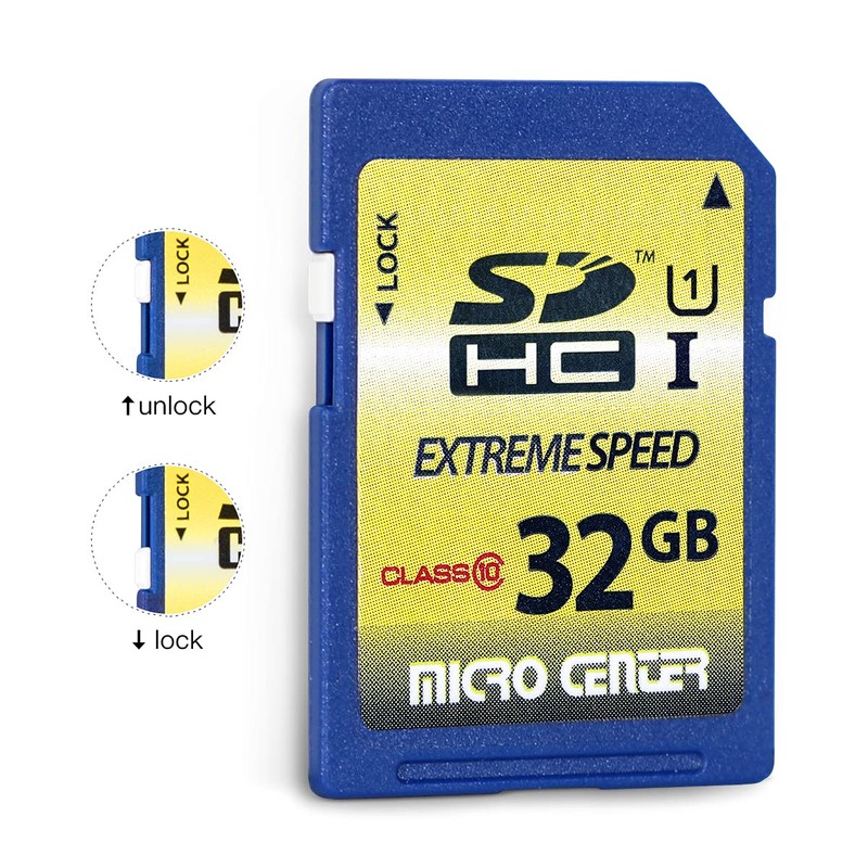 INLAND 32GB Class 10 SDHC Flash Memory Card Standard Full