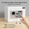 Mini Safe Box, Small Money Safe with Digital Keypad &