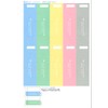 Kokuyo May-335NDM File Business Card Holder Replacement Paper Type A4
