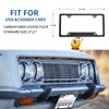 Real Carbon Fiber License Plate Frame, High Gloss Finish License