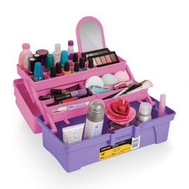 Pretul CCO-14RP, Caja cosmetiquera 14", rosa/morado, Pretul