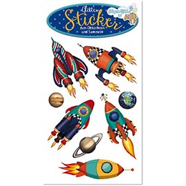 Lutz Mauder 72295 TapirElla Glitter Sticker, Rocket