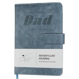 Dad's Memory Story Life Journal - A commemorative Keepsake for Dad to Share His Journey and Memories, Sentimental Gifts for Father's Day, Birthday & Christmas，with + 250 Prompts to Share His Life
