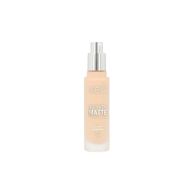 Goc Maquillaje Líquido Infinity Liquid Foundation Super Mate Tono Tono
