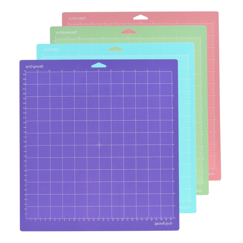 4PCS 12*12 Inch Replacement Cutting Mat Adhesive Non-Slip Gridded Cutting