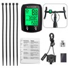 Bike Computer, 19 Functions Bike Speedometer Odometer Waterproof Wired Cycling