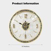 Ergocar Natural Shell Wall Clock, Creative Silent and Tick-Free Wall