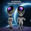 Pasun Galaxy Projector Star Projector Night Light with Aliensun Voice