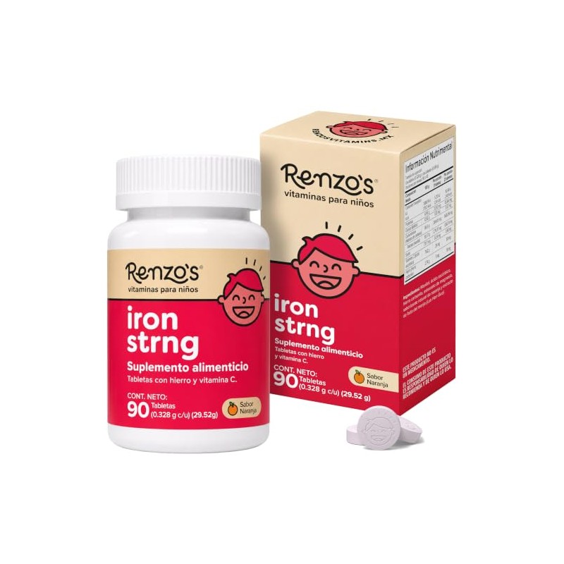 RENZO’S - Iron Strong suplemento de hierro para niños con