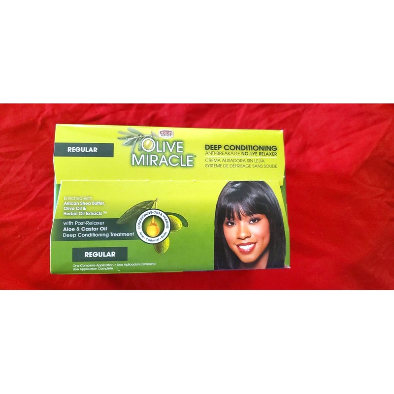 AFRICAN PRIDE OLIVE MIRACLE REGULAR DEEP CONDITIONING ANTI-BREAKAGE